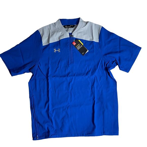 Under Armour UA Storm Mens Triumph Cage Jacket Pullover Royal Blue Small - $60 - Picture 1 of 11